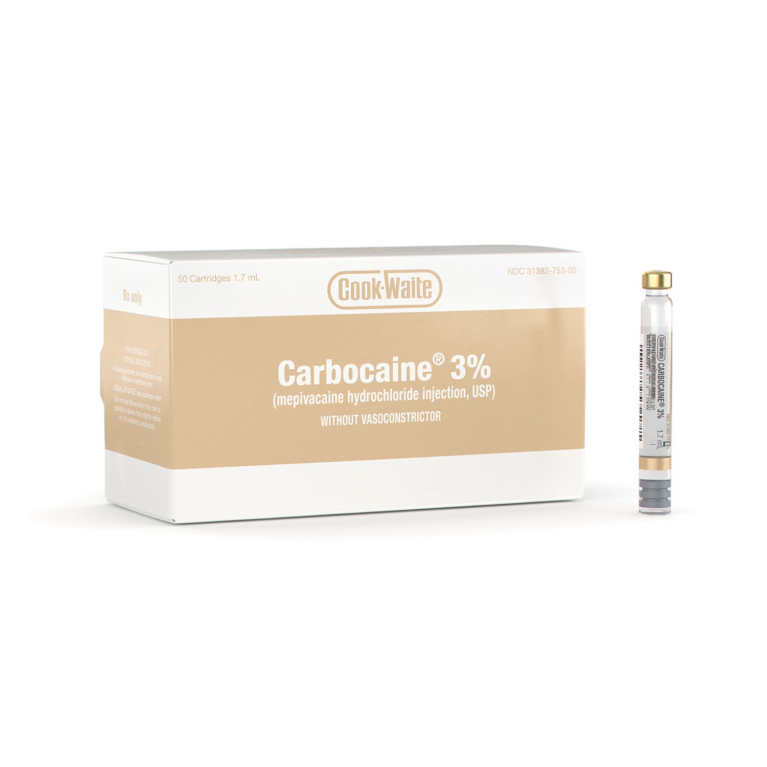 Carbocaine 3% Carpule - 50/Box