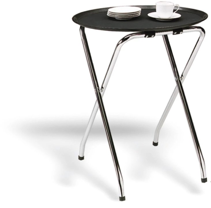 Soporte para bandejas de gran tamaño de acero inoxidable de 76.5 cm