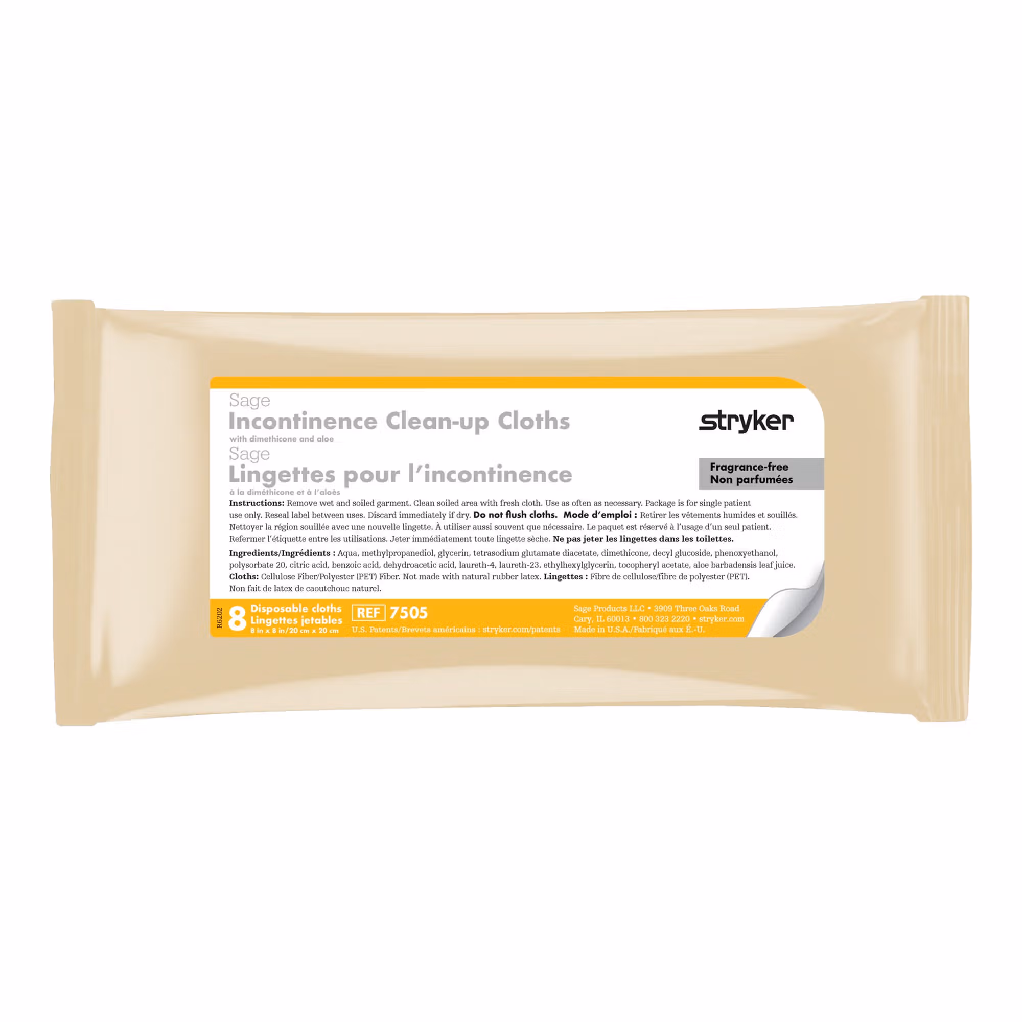 Sage Incontinent Care Wipe