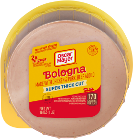 Red Rind Super Thick Sliced Bologna, 16 oz