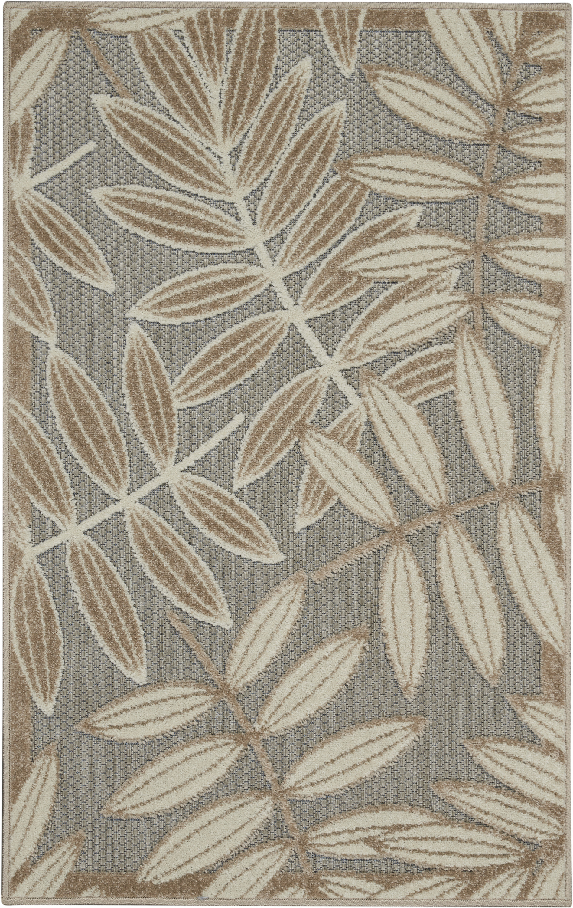 Nourison Aloha 2' x 3' Natural Tropical Rug
