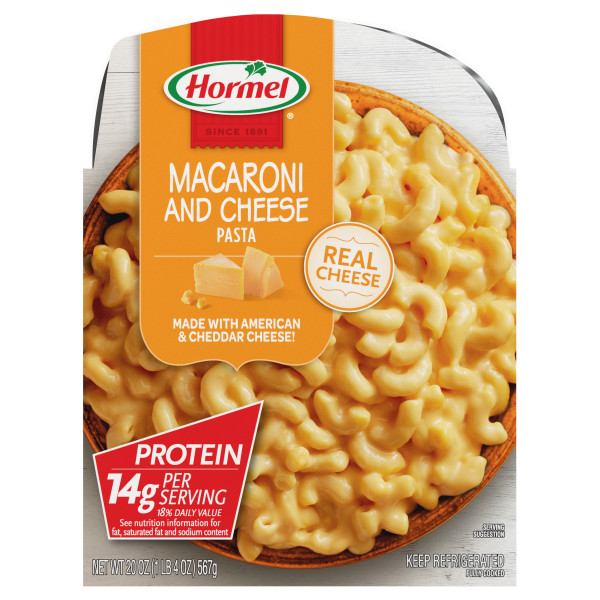 HORMEL(r) Macaroni & Cheese 6/20oz . C1N1 - Front No Plunge In Package (Hi Res)