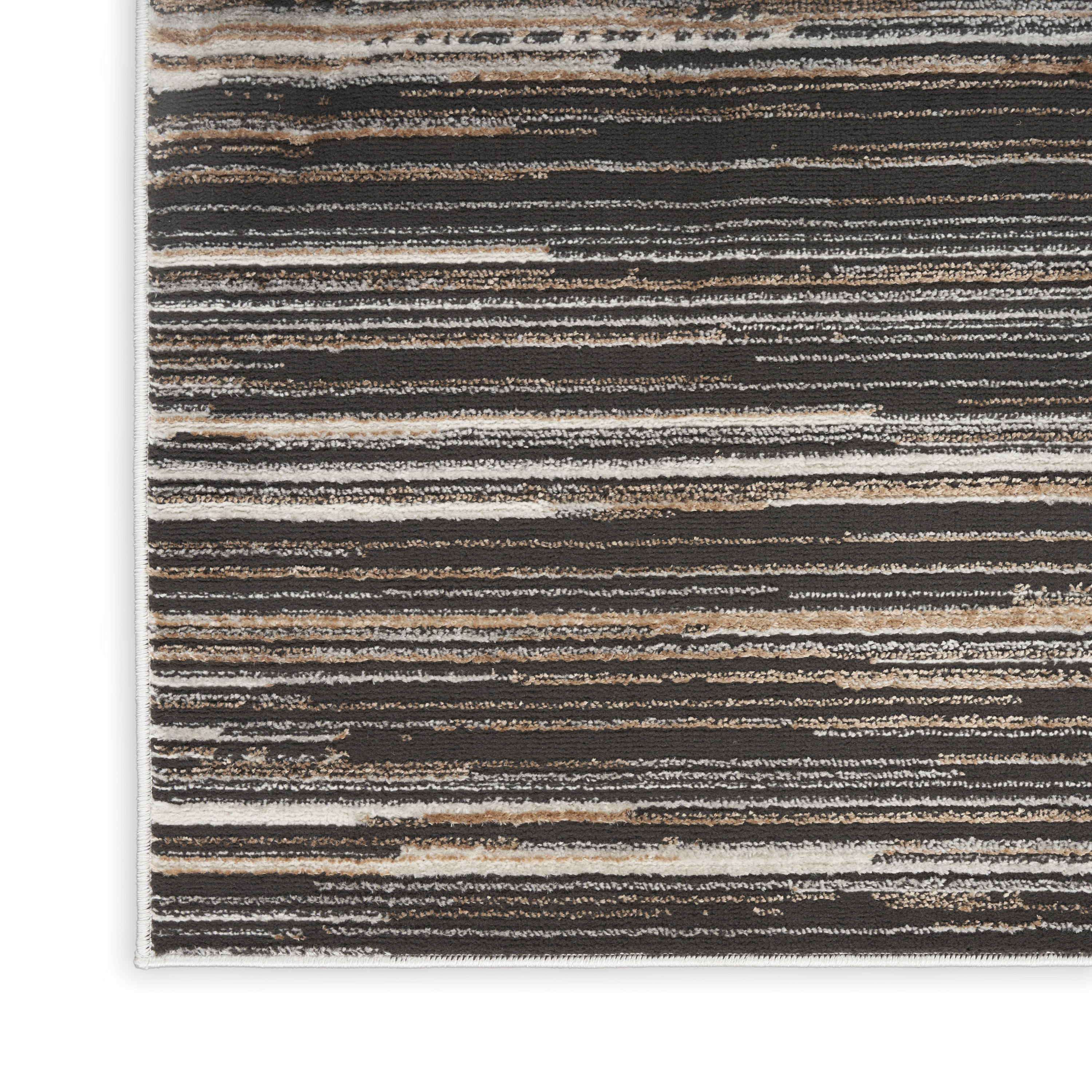 Calvin Klein CK029 Captivating 3'2" x 5' Mocha Modern Indoor Rug