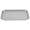 10" x 14" polypropylene fast-food tray in gray