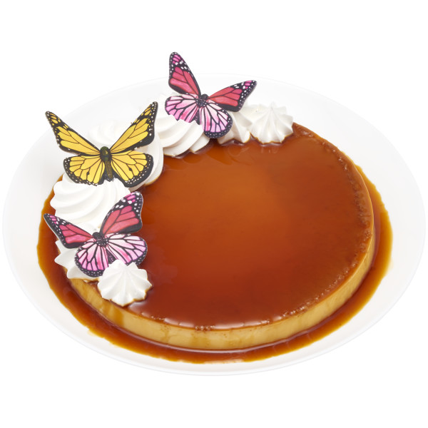 Yellow And Pink Butterflies Gum Paste