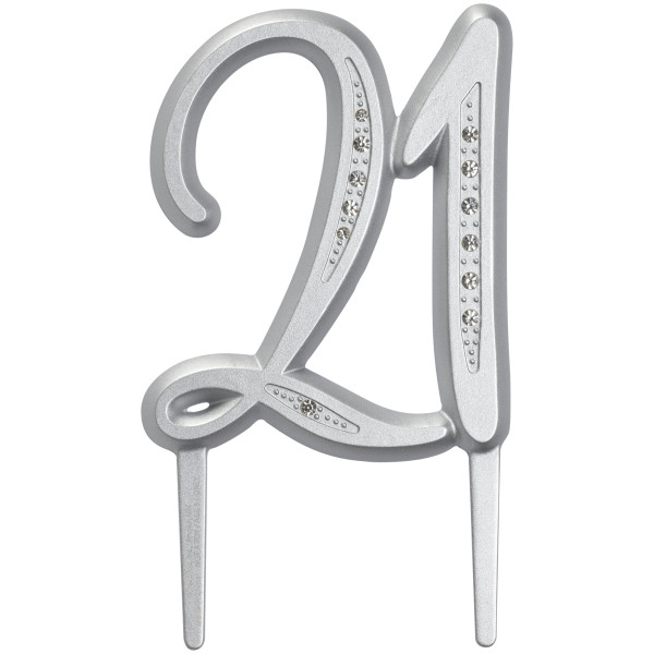 21 Diamond Milestone Monogram