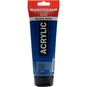 Tubo de pintura acrílica estándar, 250 ml, azul verdoso 557