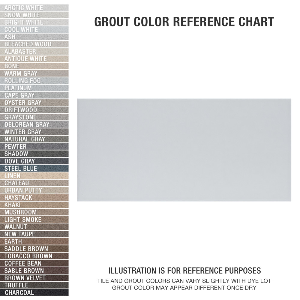 Piscina Matte White with BioTech 4-3/4 in. x 9-5/8 in. Porcelain Floor and Wall Tile