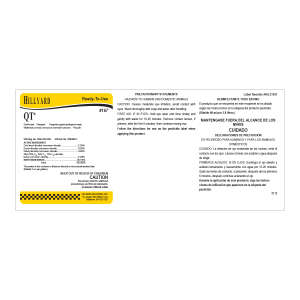 Label RTU 167 QT Disinfectant