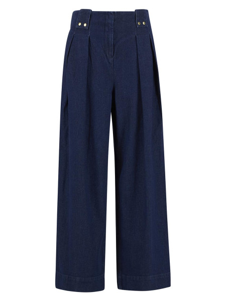 Arla Denim Wide-Leg Trousers Arla Denim Wide-Leg Trousers