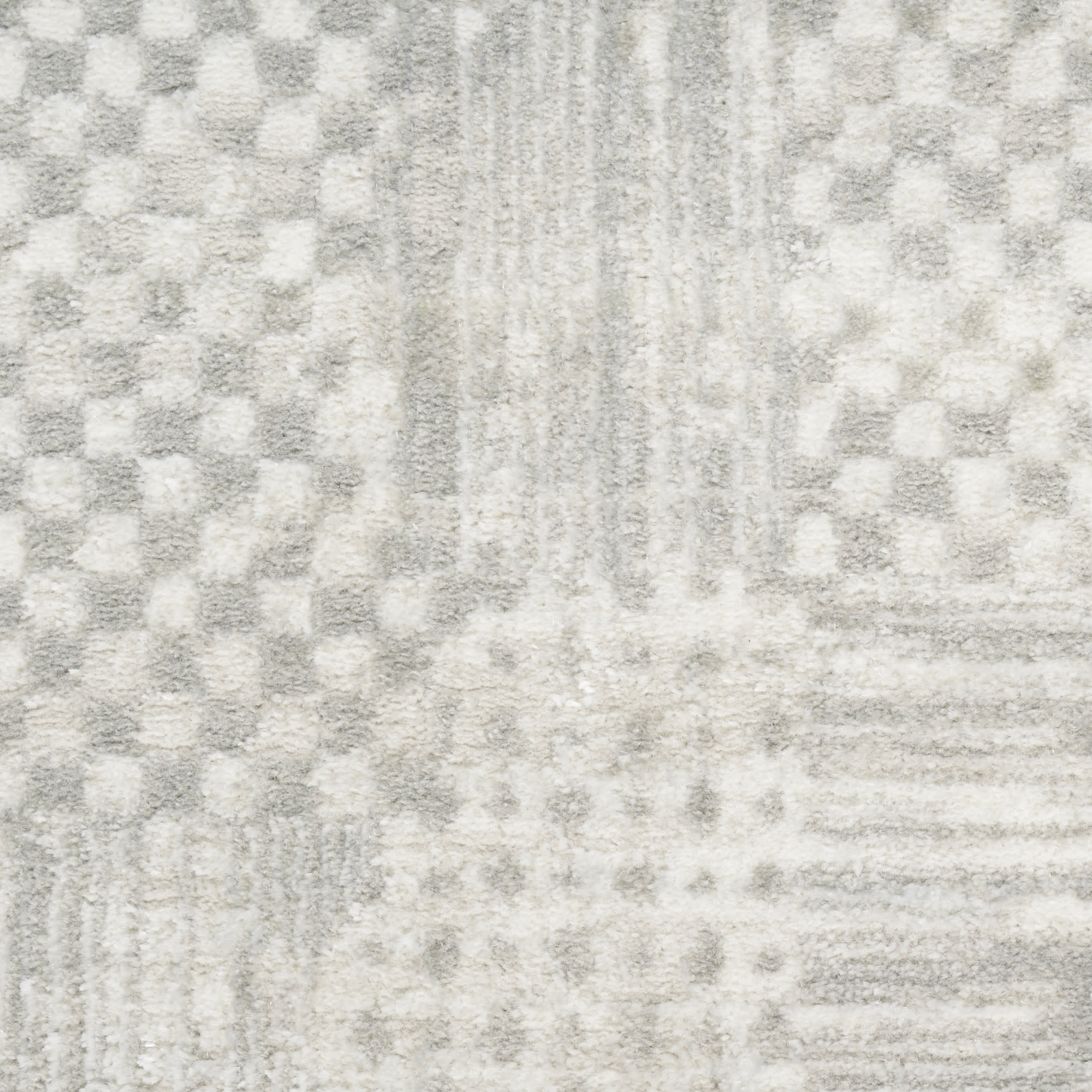 Nourison Glitz 3'11" x 5'11" Silver Grey Modern Indoor Rug
