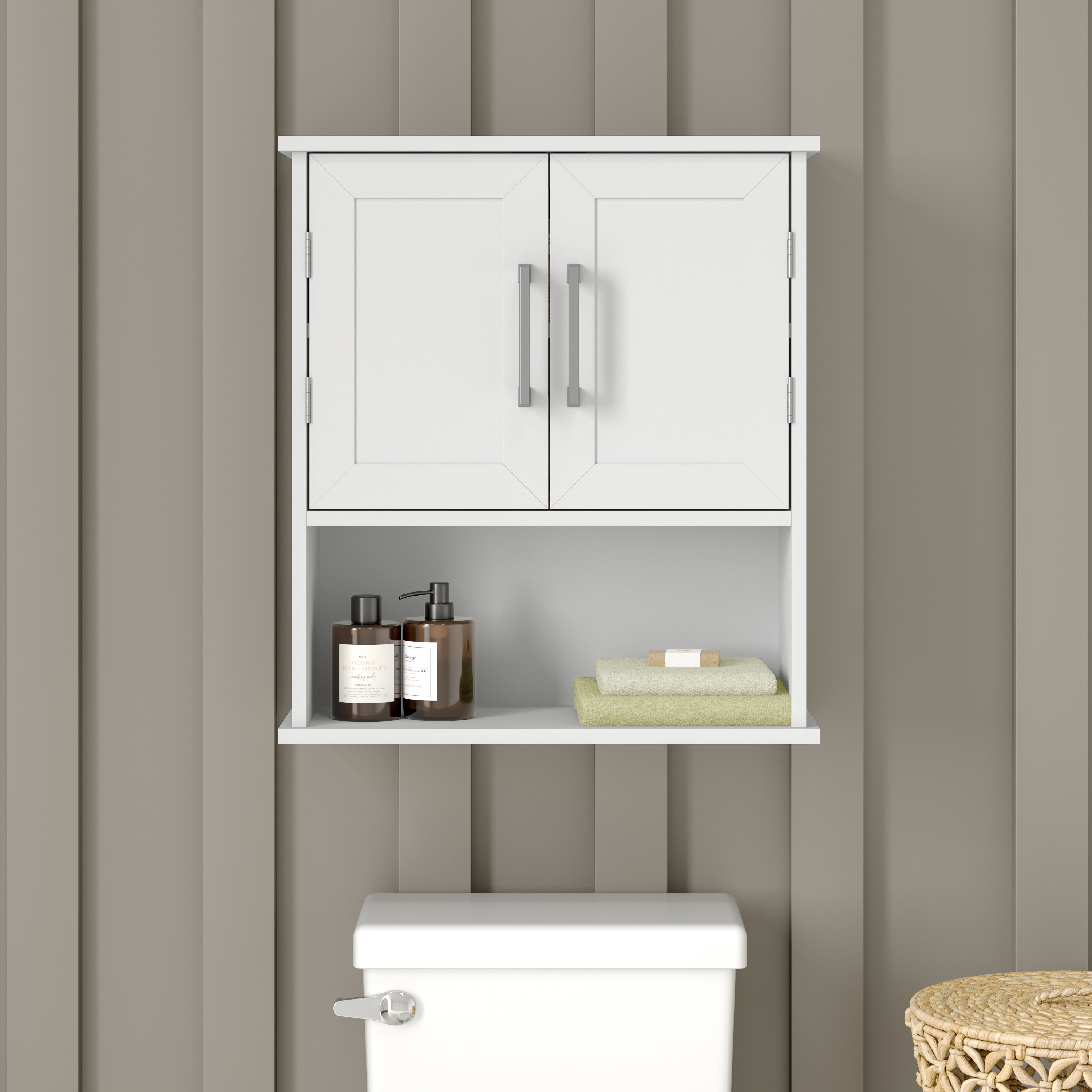 Vesta Wall Mounted Bathroom Medicine Cabinet Organizer with Adjustable In-Cab... - Picture 13 of 22