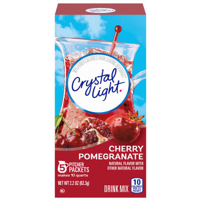 Crystal Light Cherry Pomegranate Drink Mix, 5 ct Pitcher Packets