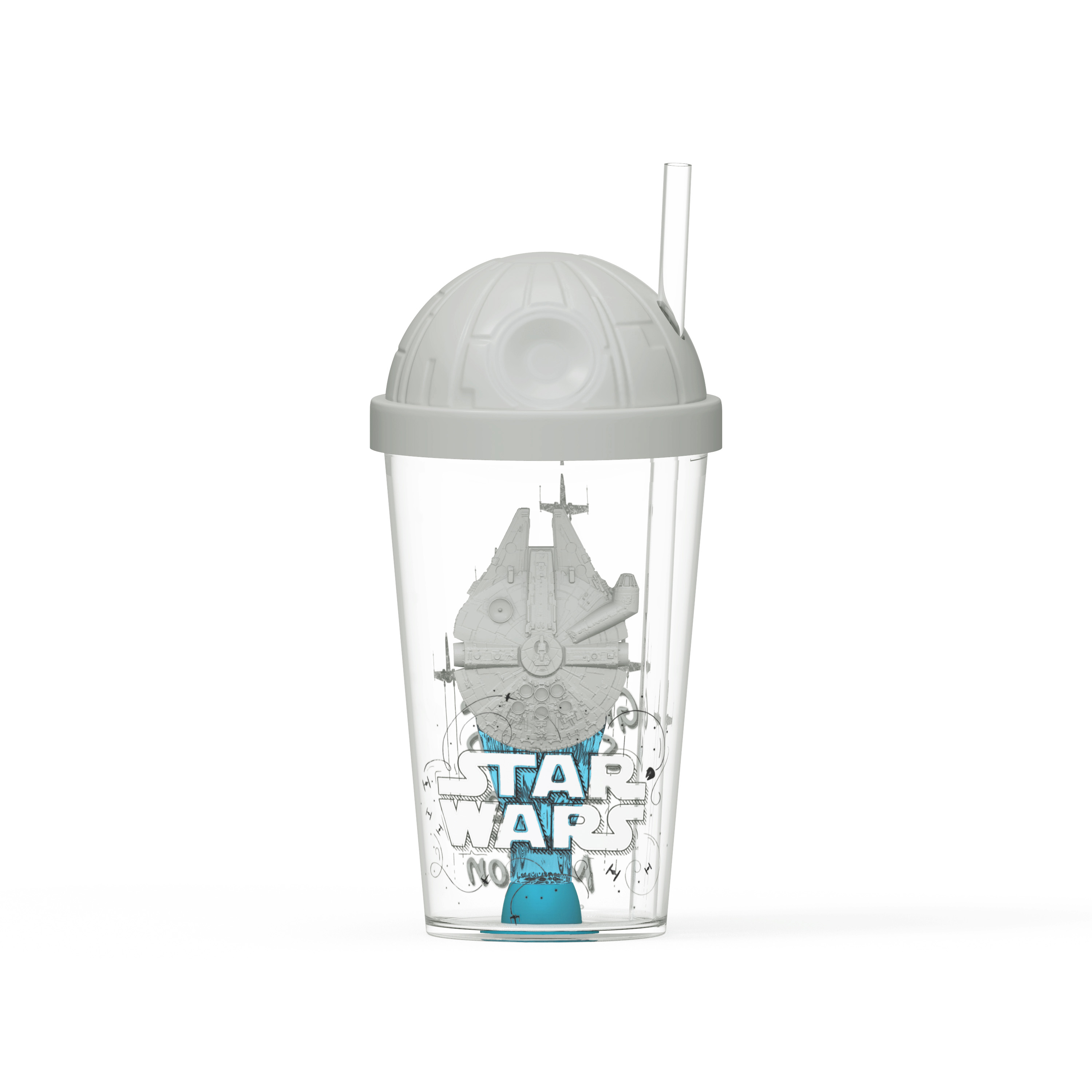 Star Wars 22 ounce Tumbler with Straw, Millenium Falcon slideshow image 1