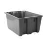 Rubbermaid Commercial, Stack and Nest Palletote Box, 1.3 Cubic Foot, Gray