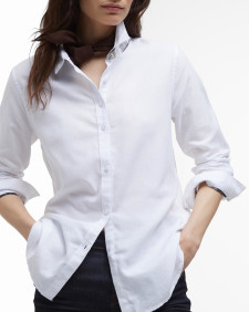 Glades Relaxed Long-Sleeved Shirt White/Gardenia