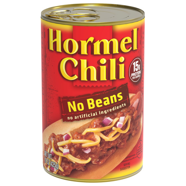 HORMEL(r) Chili No Beans, 12/15oz. . C1C1 - Front Center In Package (Hi Res)