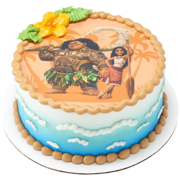 Disney's Moana 2 Moana and Maui PhotoCake® Edible Image®