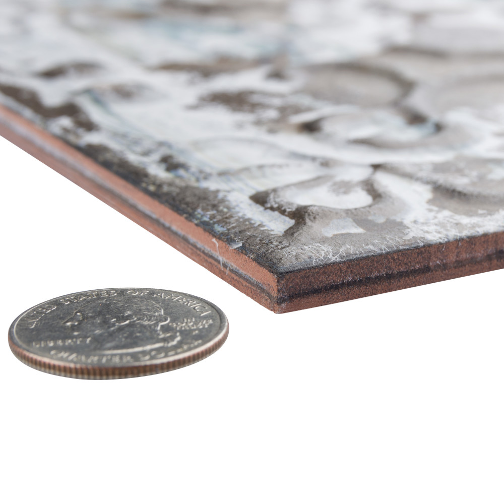 Sample – Aevum Ornato Dark Ceramic Wall Tile