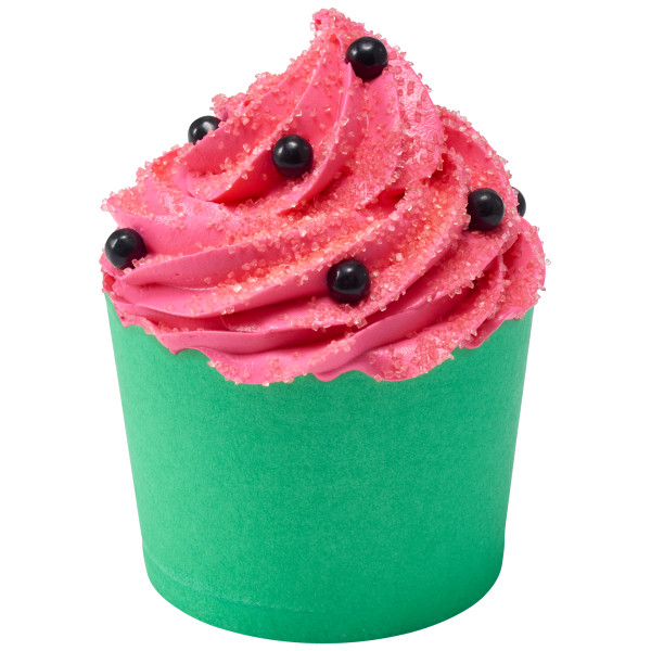 Green Scalloped Baking Cups