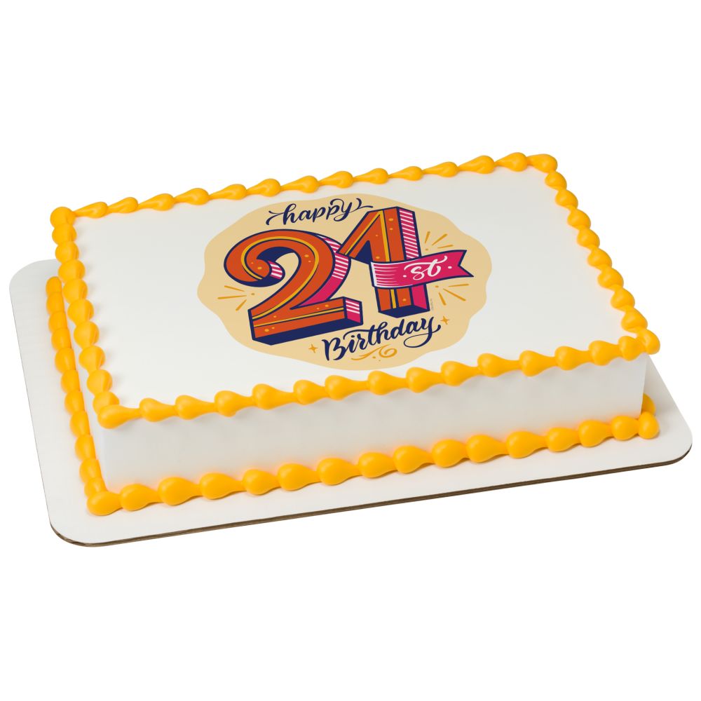 Image Cake 21st Birthday