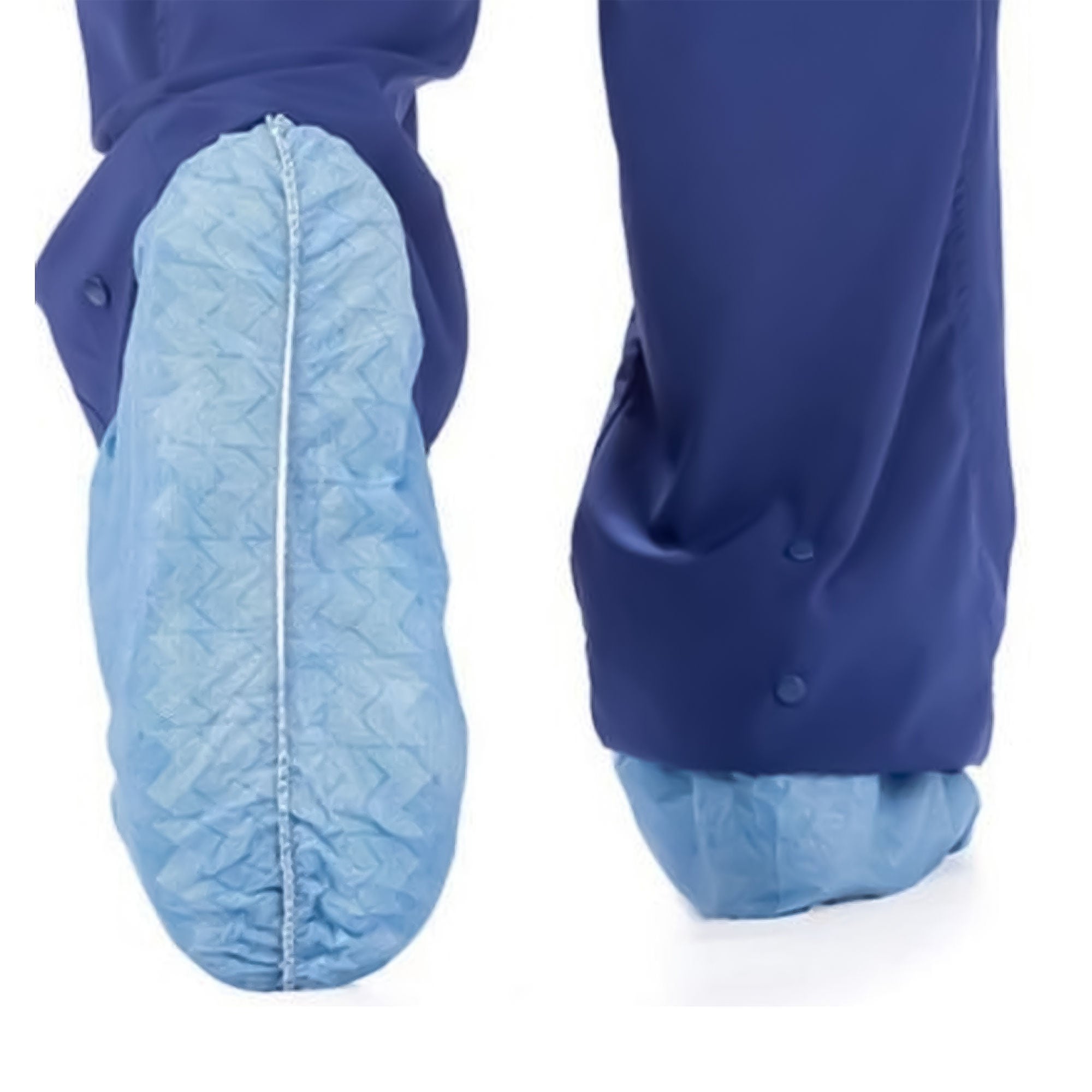 Shoe Cover Dura-Fit™ X-Large Shoe High Nonskid Sole Blue NonSterile