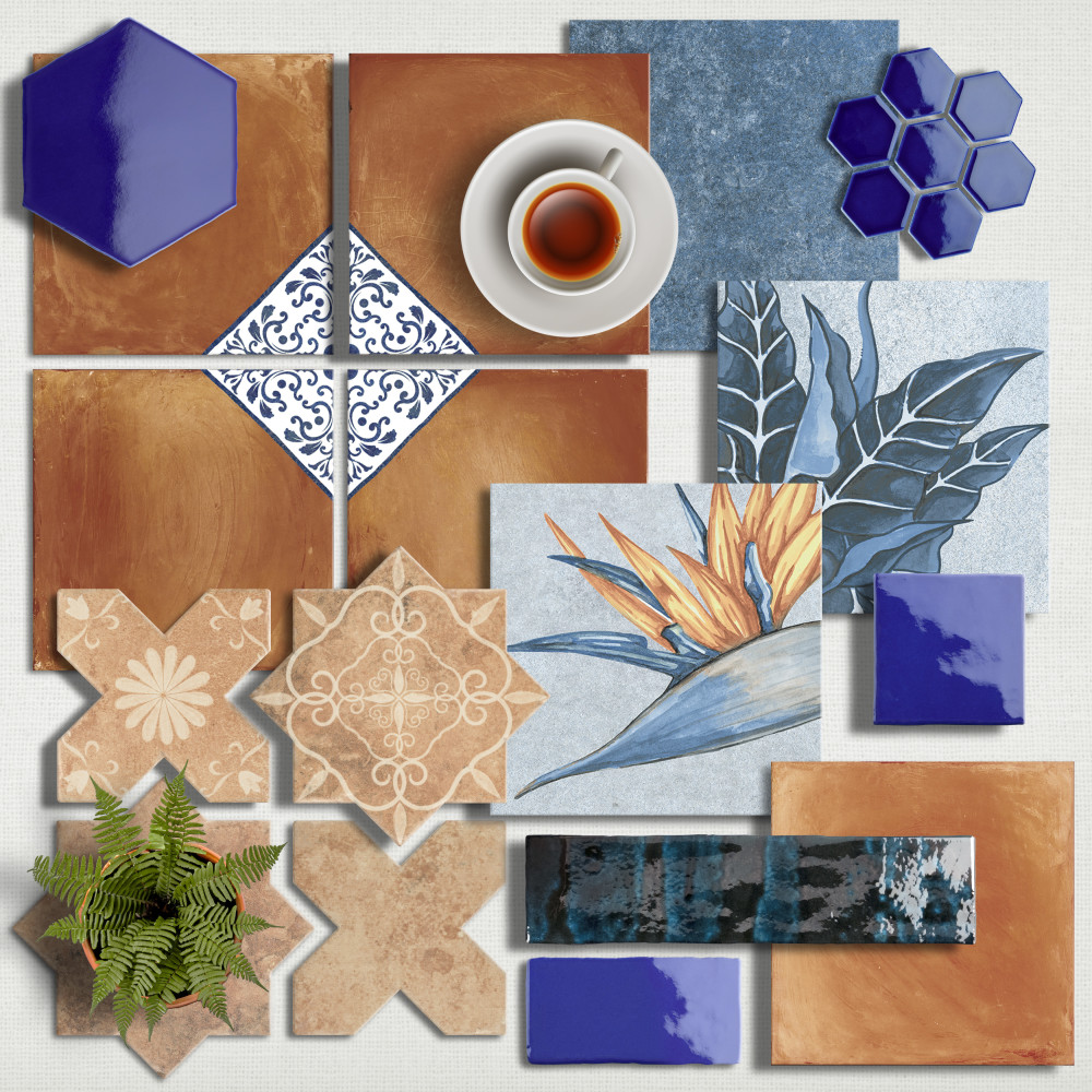 Joliet Sapphire 3 in. x 12 in. Ceramic Wall Tile