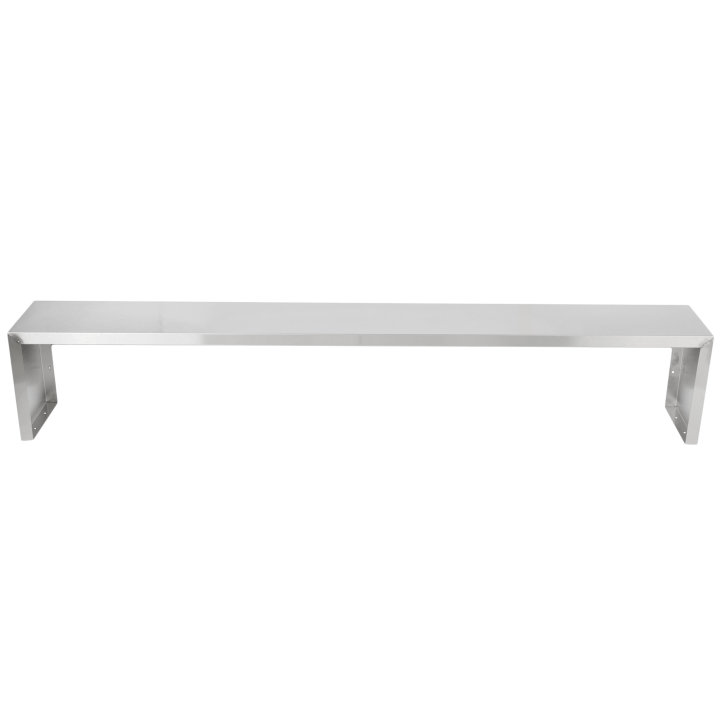 76-inch Servewell® stainless steel overshelf