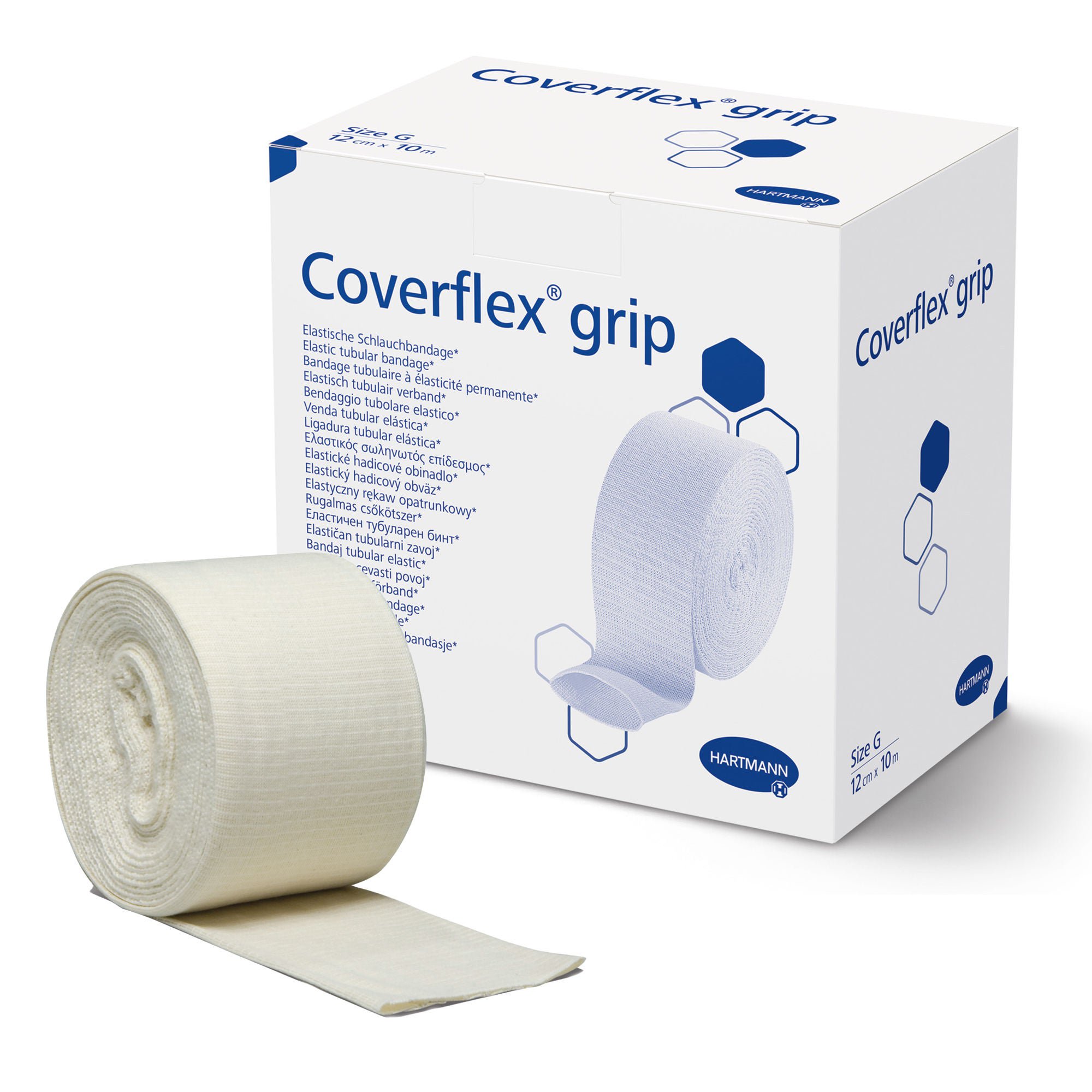 Coverflex® grip Elastic Tubular Support Bandage, 4.7 Inch x 11 Yard, Size G