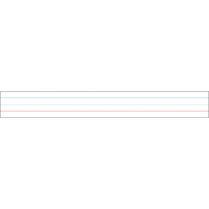 Big Magnetic Sentence Strips, 3" x 24", Pack of 5