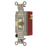 HBL® Maintained Contact 20A 120/277V 3 Position (Center OFF) 2 Circuit SPDT Switch Ivory
