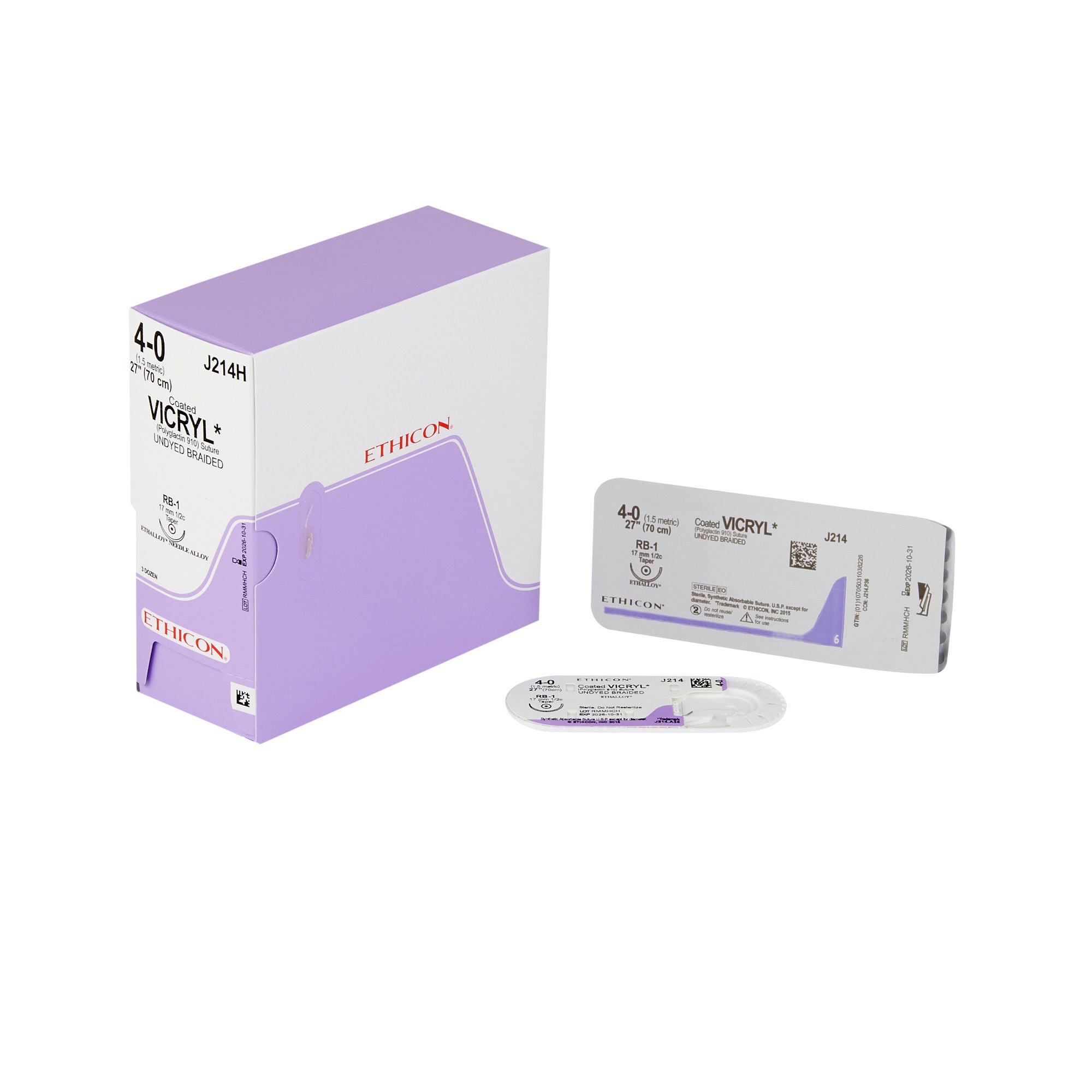 Coated Vicryl™ Suture with Needle