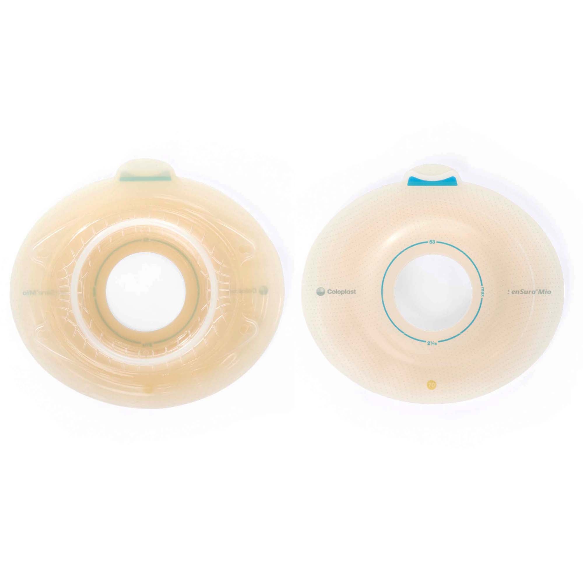 SenSura® Mio Click Convex Light Ostomy Barrier, 38 mm Stoma Opening, Yellow