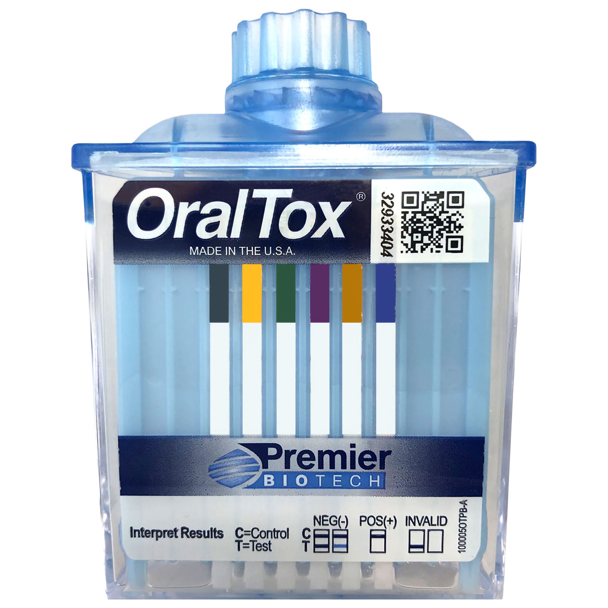 Premier Biotech DRUG SCREEN, 5PNL ORAL TOX AMP/COC/OPI/PCP/THC (25TESTS/CS)