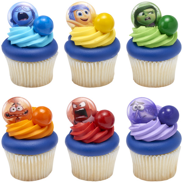 Disney and Pixar's Inside Out 2 Bursts of Emotion! Cupcake Rings