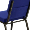 HERCULES Series 18.5''W Stacking Church Chair in Purple Fabric - Gold Vein Frame - Picture 112 of 140