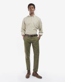 Sporting Regular Long-Sleeved Shirt Navy-Olive