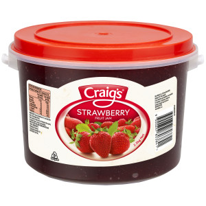 craig's® strawberry fruit jam 2.5kg image