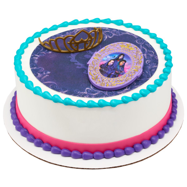 Disney Descendants 3 Good 2 B Bad PhotoCake® Edible Image® DecoSet® Background