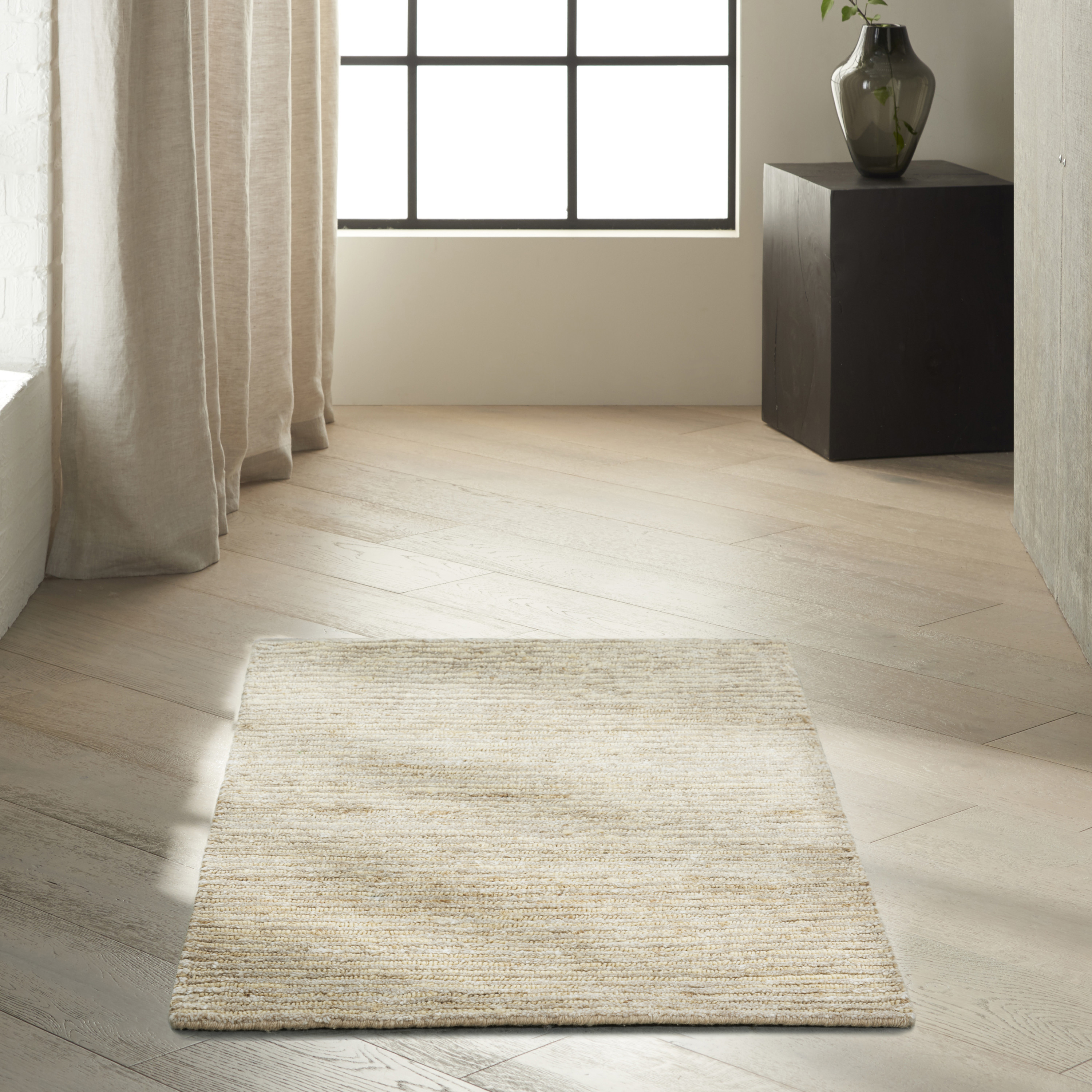 Calvin Klein Mesa 2' x 3' Gypsum Modern Indoor Rug