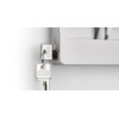 Novus offers locking tablet holders for secure use in public spaces.