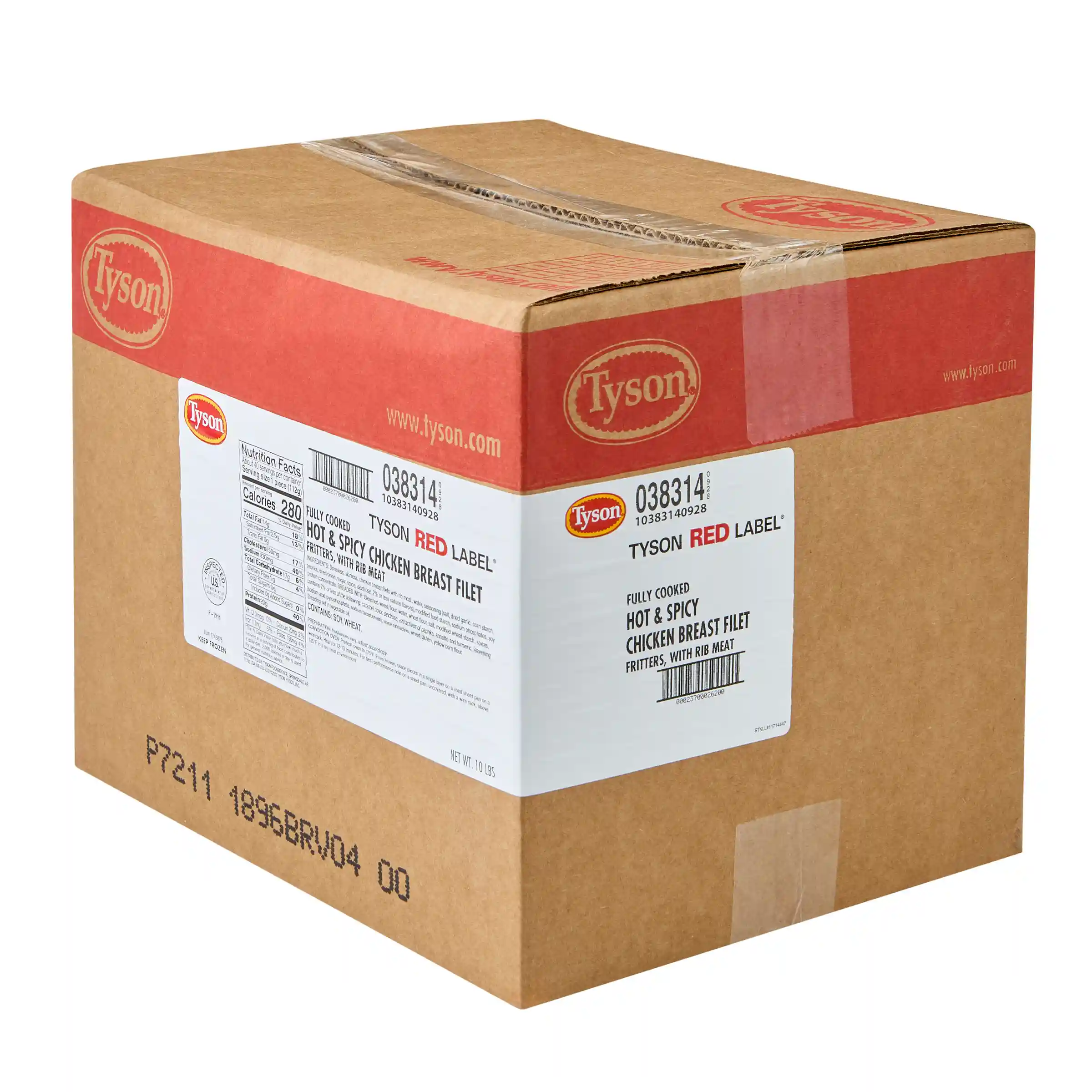 Tyson Red Label® Fully Cooked Hot & Spicy Chicken Breast Filet Fritters, 4 oz. _image_5