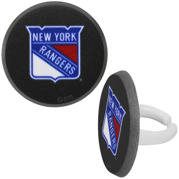 NHL® Team Puck Cupcake Rings