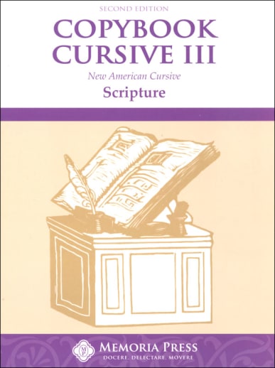 Memoria Press Copybook Cursive III: Scripture (2nd Edition)