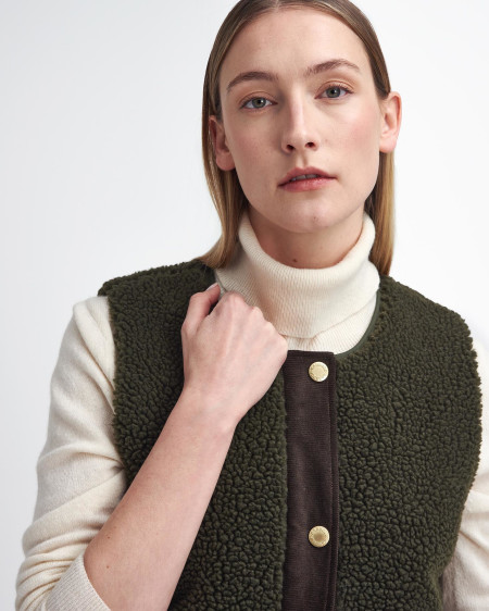 Gilet Dulsie in pile Teddy