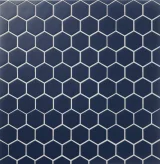 Ozzi Navy 1-7/8″ Hex Mosaic