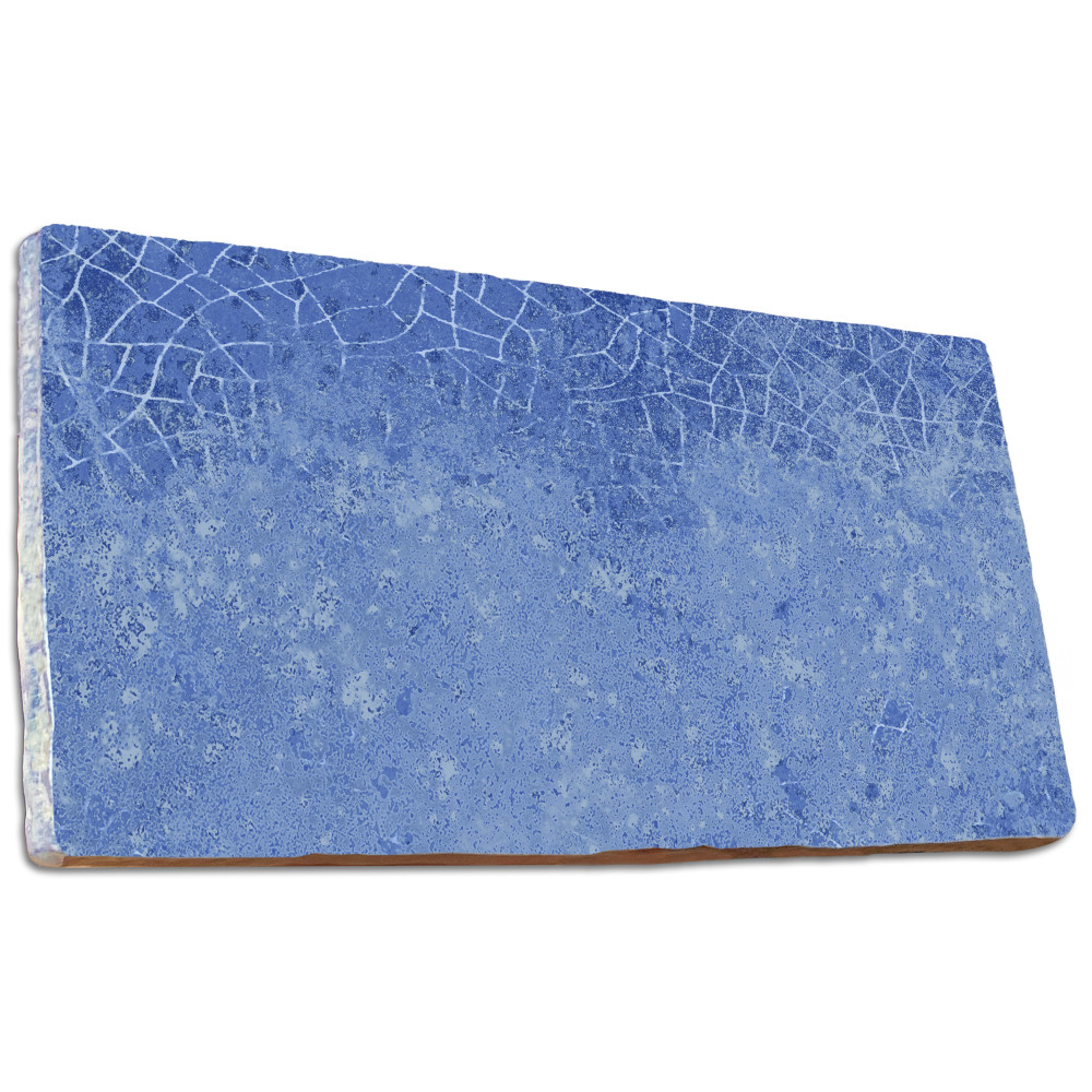 Myst Blue Lava 4 in. x 8 in. Ceramic Wall Tile