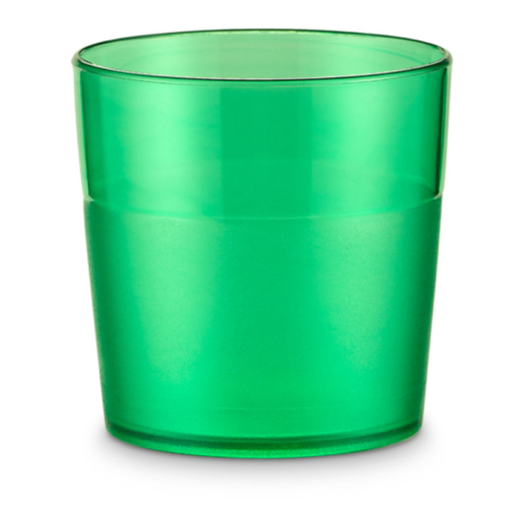 Vaso de  0.17 litros de policarbonato en verde
