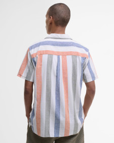 Clearwell Striped Short-Sleeved Shirt Whisper White