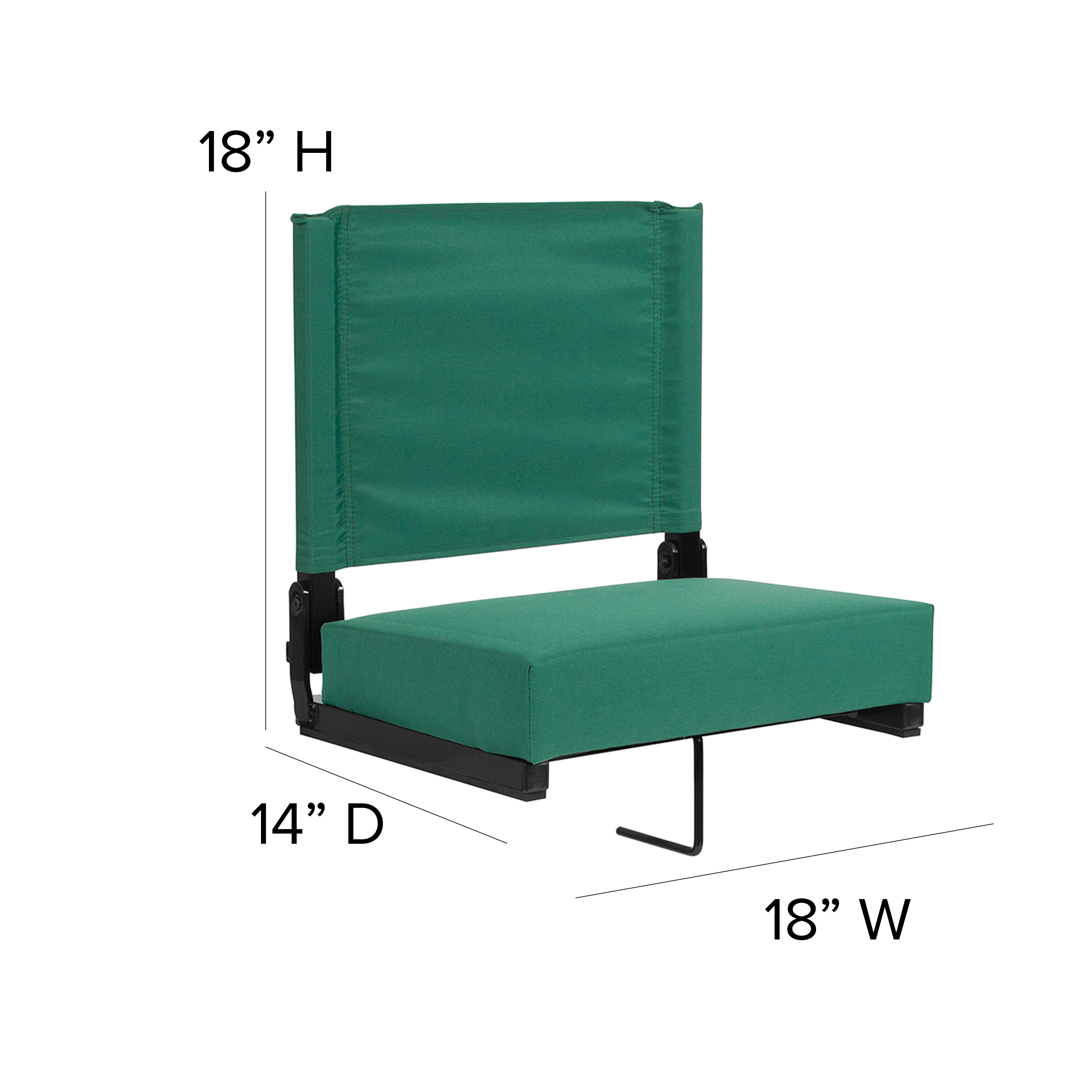Juego de 2.500 lb. Silla de estadio ligera clasificada con asiento ultra acolchado, azul marino... - Imagen 65 de 175